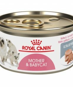 Royal Canin Mother & Babycat Ultra-Soft Mousse in Sauce Wet Cat Food, 3oz. Can