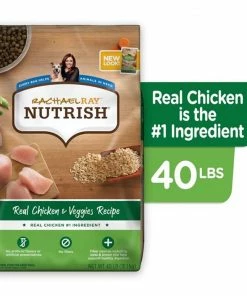 Rachael Ray Nutrish Real Chicken & Veggies Recipe Premium Dry Dog Food, 40 lb. Bag -Pets & Wildlife Sales Store 025818df45d09cc9fa14cece6d49645a83dadde7 11022273 6