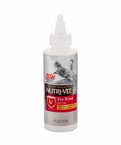 Nutri-Vet Eye Rinse for Cats 4oz- 1001008 - Cat Health & Grooming