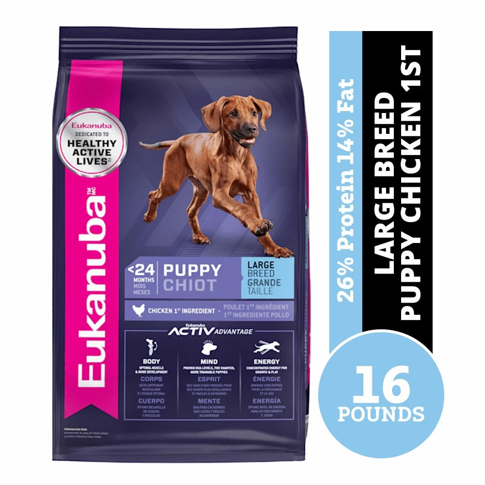 Eukanuba™ Puppy Large Breed Dry Dog Food, 16 lb. Bag 4 Eukanuba™ Puppy Large Breed Dry Dog Food, 16 lb. Bag - Image 2