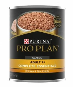 NESTLE PURINA PETCARE CO Purina Pro Plan High Protein Senior Adult 7+ Chicken & Rice Formula Wet Dog Food, 13 oz. Can