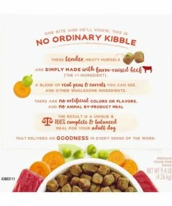 Purina Beneful Dry Dog Food; Simple Goodness With Farm Raised Beef, 32 Count Box -Pets & Wildlife Sales Store 0ab521dfcf8715ce8df2e094fd650f85d50adcd3 35202193 4