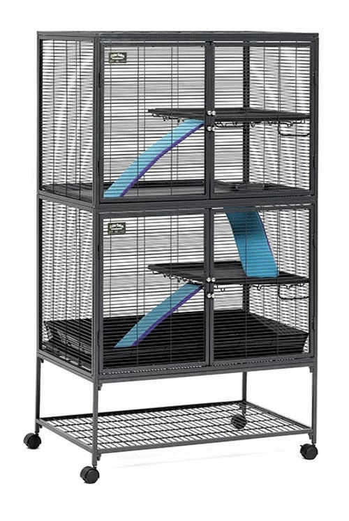 Mid-west Midwest Critter Nation Double with Stand 162 - Dog Houses & Kennels 3 Mid-west Midwest Critter Nation Double with Stand 162 - Dog Houses & Kennels