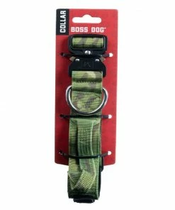 Boss Dog Brand Boss Dog® Brand 15" - 18" Adjustable Green Camo Dog Collar, Size Medium - 60110 - Dog Collars & Leashes