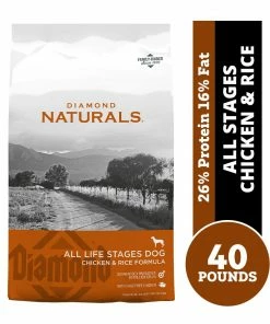 Diamond Naturals All Life Stages Chicken & Rice Formula, 40 lb. Bag - Dry Dog Food