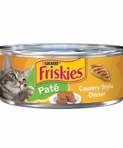 Purina Friskies Pate Country Style Dinner Adult Wet Cat Food, 5.5 oz. Can