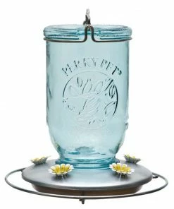 Woodstream Perky-Pet Mason Jar Hummingbird Feeder, 32 oz. - 785