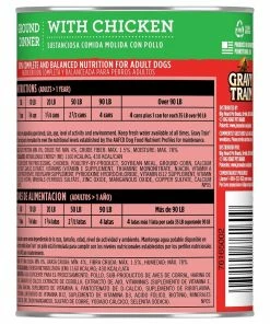 Gravy Train Ground Chicken Canned Dog Food, 13.2 oz. Can - Wet Dog Food -Pets & Wildlife Sales Store 11237d0bcc1e3c4665666987d766141c953b414b GT wet back Ground Chicken