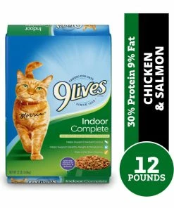 9 Lives 9Lives Indoor Complete Dry Cat Food, 12 lb. Bag