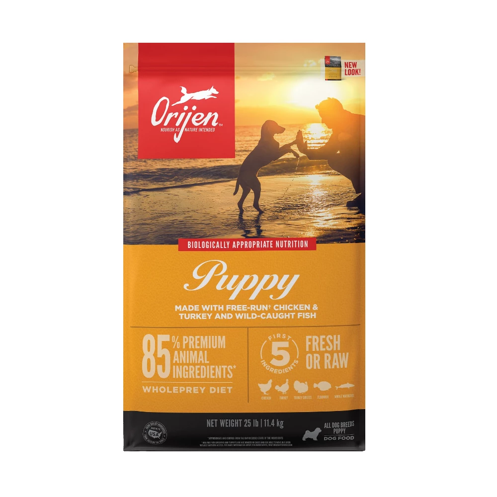 Orijen Puppy Grain-Free Dry Puppy Food, 25 lb. Bag - Dog Food 3 Orijen Puppy Grain-Free Dry Puppy Food, 25 lb. Bag - Dog Food