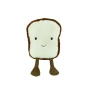 Multipet Breakfast Toast With Squeaker & Crinkle Plush Dog Toy - 52711 - Dog Toys