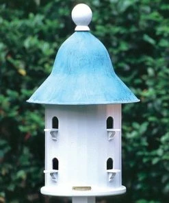 Good Directions Bell Bird House with Blue Verde Roof - 43413 - Wild Bird Houses