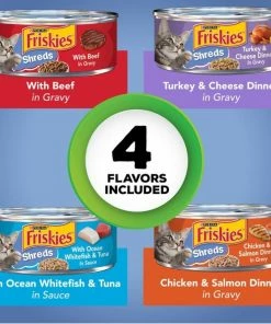 Purina Friskies Gravy Wet Cat Food Variety Pack, Savory Shreds (32) 5.5 oz. Cans -Pets & Wildlife Sales Store 156e4de0c4961654cc1215cd2b3f1a291737875f 35201216 4