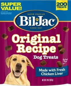 Bil-Jac Original Recipe Dog Treats, Chicken Liver Flavor 20 oz. Pouch - 319112