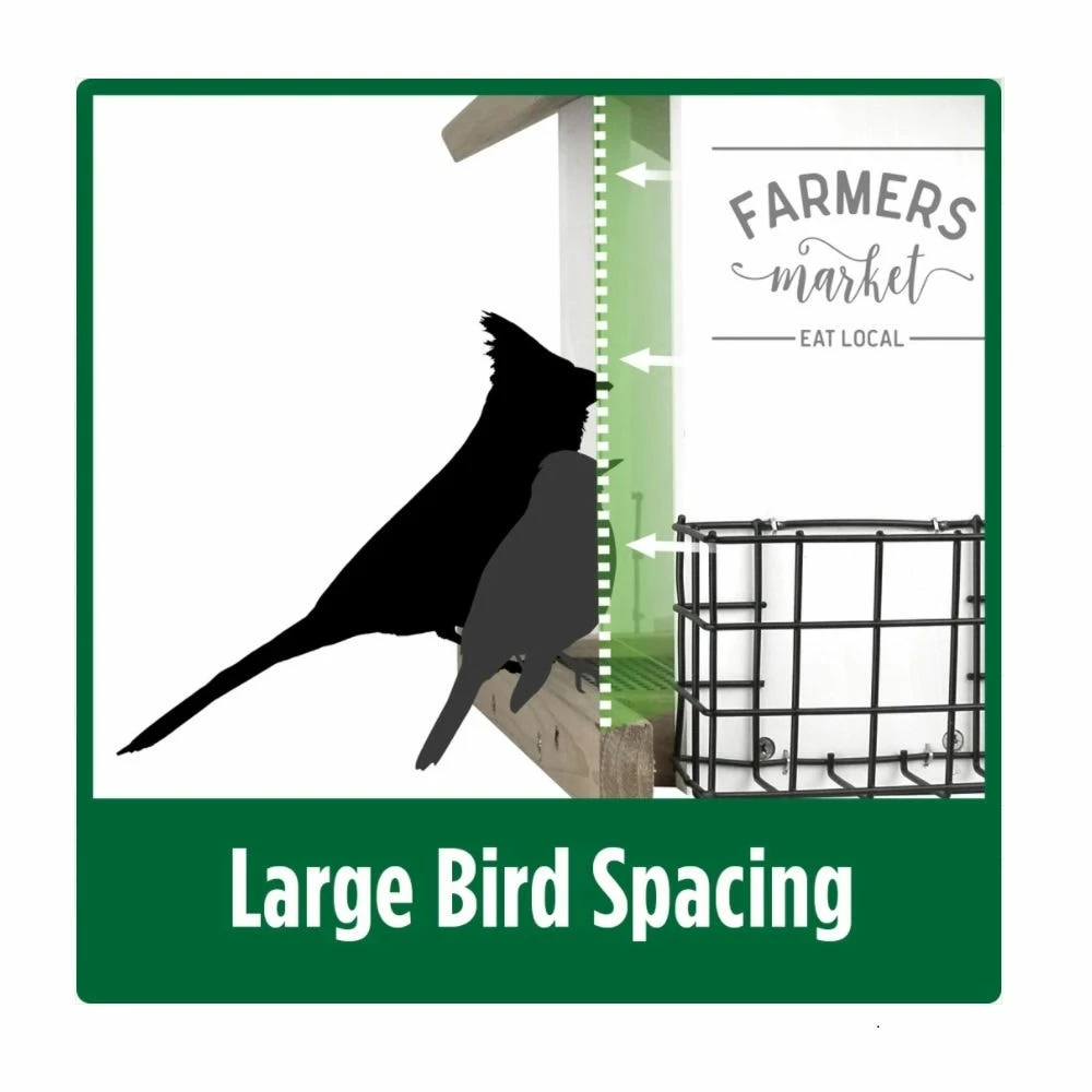 Nature's Way 3 Quart Farmhouse Hopper Bird Feeder - WWLF2-DECO - Wild Bird Feeders 8 Nature's Way 3 Quart Farmhouse Hopper Bird Feeder - WWLF2-DECO - Wild Bird Feeders - Image 6