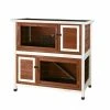Trixie Pet Two-Story Rabbit Hutch - Dark Wood, Medium - 62408 - Rabbit Starter Kits -Pets & Wildlife Sales Store 1a2a6b0f4ae5f26d53ccf7516fef9cf0c12e7398 36485349