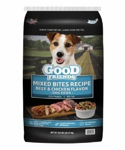 Good Friends Mixed Bites Beef & Chicken Recipe Dog Food, 40 lb. Bag - Dry Dog Food -Pets & Wildlife Sales Store 1b08c275efda89bddce034678953ce27cdeb8be9 1150232