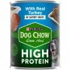 Purina Dog Chow High Protein Turkey in Savory Gravy Adult Wet Dog Food, 13 oz. Can