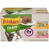 Purina Friskies Farm Favorites Pate Variety Pack with Chicken & Carrots and Salmon & Spinach, (24) 5.5 oz. Cans - Wet Cat Food -Pets & Wildlife Sales Store 1c52d63713262b21954de1fd7246f1215fd5e4e1 352020222