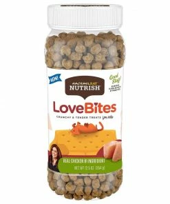 Rachael Ray Nutrish Love Bites Cat Treats Chicken, 12.5 oz. Canister - Cat Food