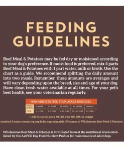 SPORTMiX Wholesomes Grain-Free Beef Meal & Potatoes Formula Adult Dry Dog Food, 35 lb. Bag -Pets & Wildlife Sales Store 1e3f177d4f2969f439a9a64a6b8be97b3857f937 12525200 6