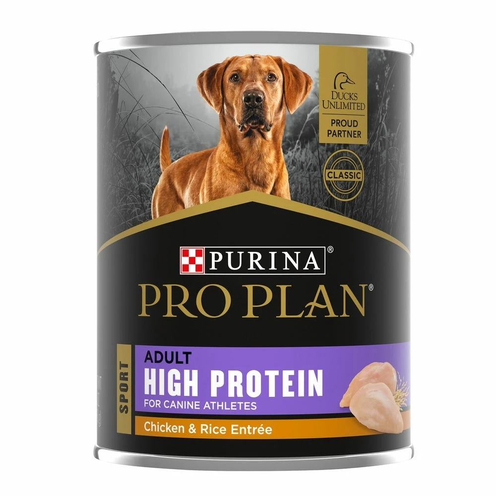 NESTLE PURINA PETCARE CO Purina Pro Plan Sport High Protein Chicken & Rice Entrée Wet Dog Food, 13 oz. Can 3 NESTLE PURINA PETCARE CO Purina Pro Plan Sport High Protein Chicken & Rice Entrée Wet Dog Food, 13 oz. Can