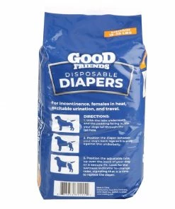 Good Friends Disposable Diapers for for Dogs - Medium, 12 Counrt - 89-221-0204 - Dog Training & Behavior -Pets & Wildlife Sales Store 1fa99d1f58543970ca45f3c04f27bef938a5acee 34710005 2