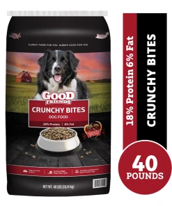 Good Friends Crunchy Bites Recipe Adult Dry Dog Food, 40 lb. Bag