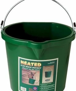 Farm Innovators 120W Flat Back 5 Gallon Heated Bucket - FB-120 - Dog Bowls & Feeders