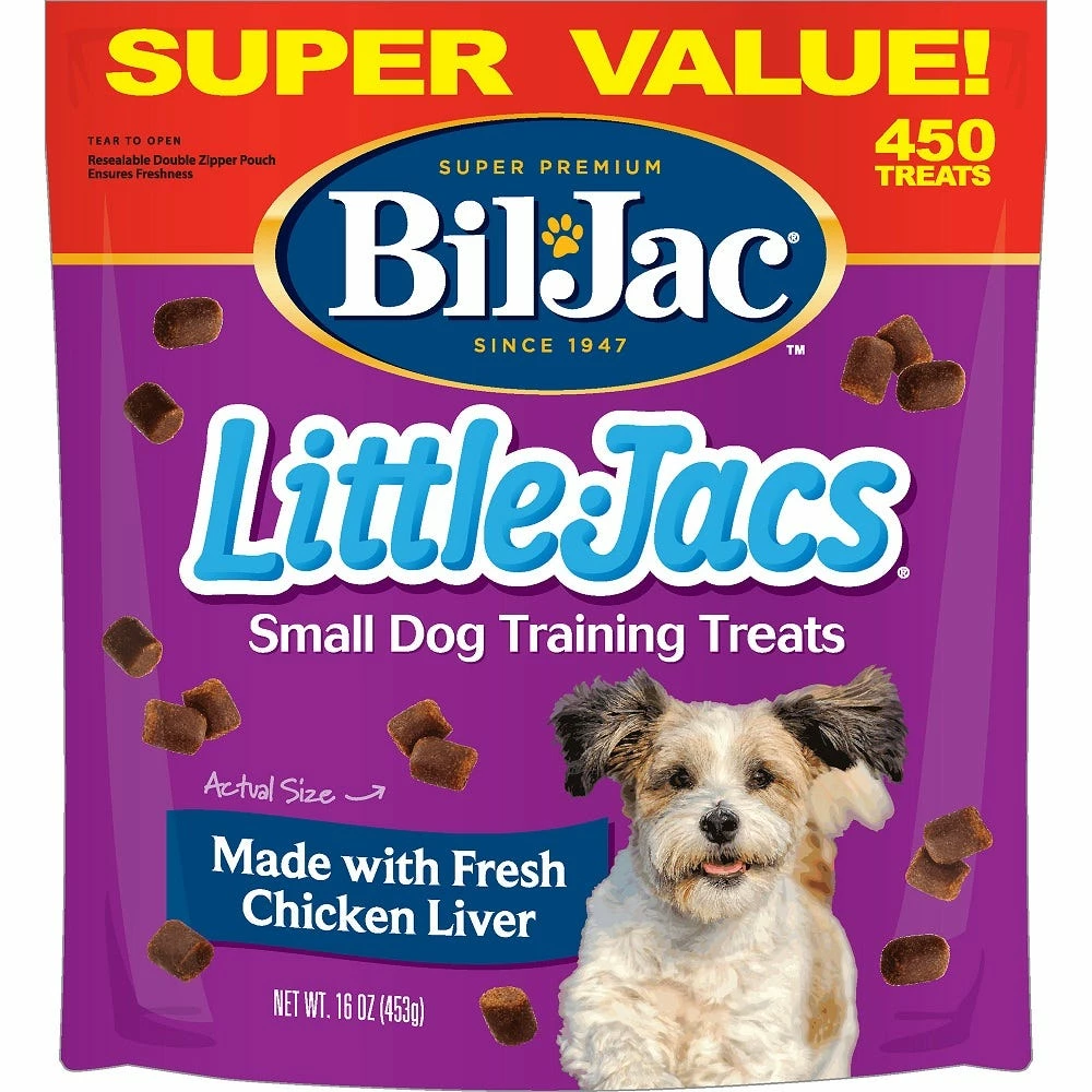 Bil-Jac Little Jacs Small Dog Training Treats, Chicken and Liver Flavor, 1 lb. Bag - 319020 - Dog Treats 3 Bil-Jac Little Jacs Small Dog Training Treats, Chicken and Liver Flavor, 1 lb. Bag - 319020 - Dog Treats