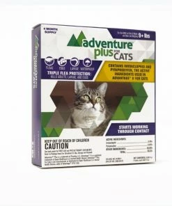 Adventure Plus Cat 9 Lbs and Up (4 Pack) 511126 - Cat Flea & Tick