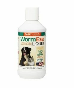 Durvet WormEze™ Liquid Canine & Feline Anthelmintic, 8 oz. - 051662 - De-Wormer