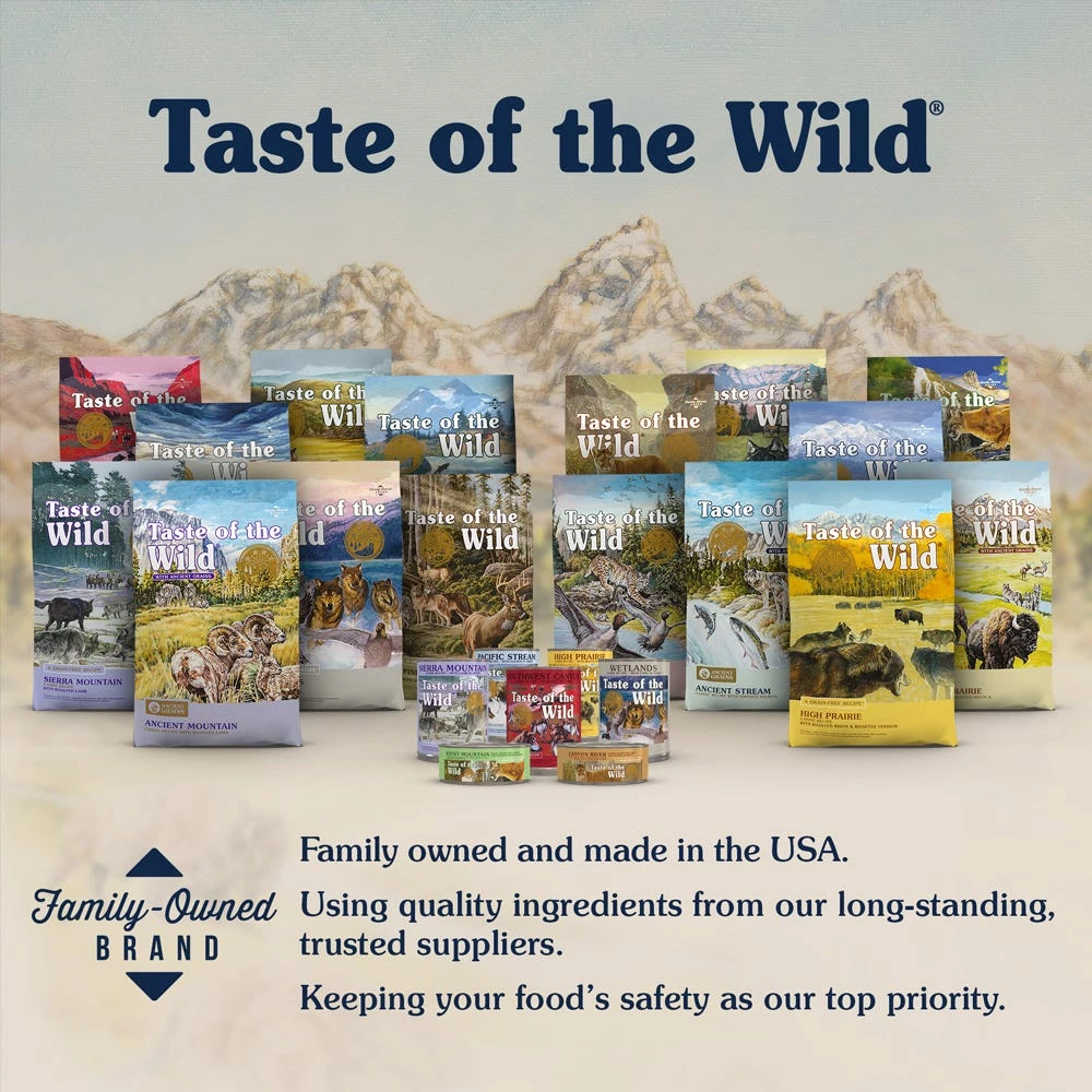 Taste of The Wild Grain Free High Prairie Puppy Recipe with Roasted Bison & Venison, 28 lb. Bag - Dry Dog Food 9 Taste of The Wild Grain Free High Prairie Puppy Recipe with Roasted Bison & Venison, 28 lb. Bag - Dry Dog Food - Image 7