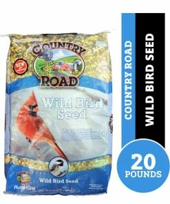 Various Brands Country Road Wild Bird Seed, 20 lb. Bag - PWB20-RK - Bird Seed & Food