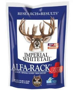 Imperial Whitetail Alfa-Rack Plus (Perennial) 3.75 lbs. Covers ¼ Acre - IAP3.75 - Deer Feed