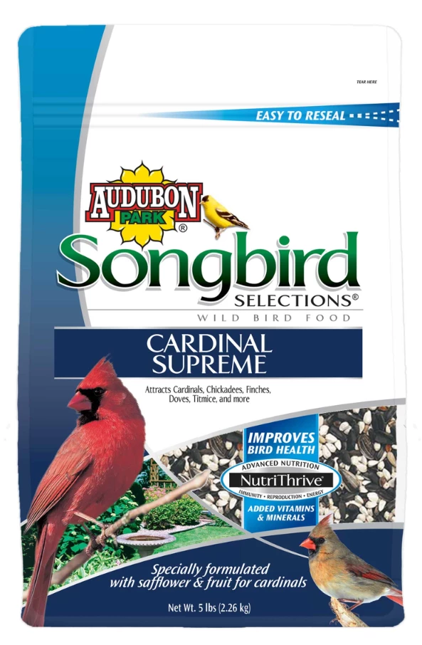 Audubon Park Songbird Selections Cardinal Blend Bird Food 5 lb. - 11969 - Bird Seed & Food 3 Audubon Park Songbird Selections Cardinal Blend Bird Food 5 lb. - 11969 - Bird Seed & Food