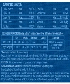 Kibbles 'n Bits Original Savory Beef and Chicken Dry Dog Food, 45 lb. Bag -Pets & Wildlife Sales Store 338768737a42c9ed960dbb450be9aa33c0957512 11022111 2