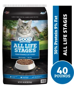 Good Friends Maintenance Cat Food For All Life Stages, 40 lb. Bag - Dry Cat Food