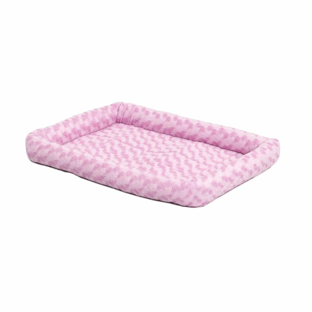Midwest Home For Pets Quiet Time Crate Bed Pink 24" - 40224-PK - Dog Crates, Carriers & Containment 3 Midwest Home For Pets Quiet Time Crate Bed Pink 24" - 40224-PK - Dog Crates, Carriers & Containment