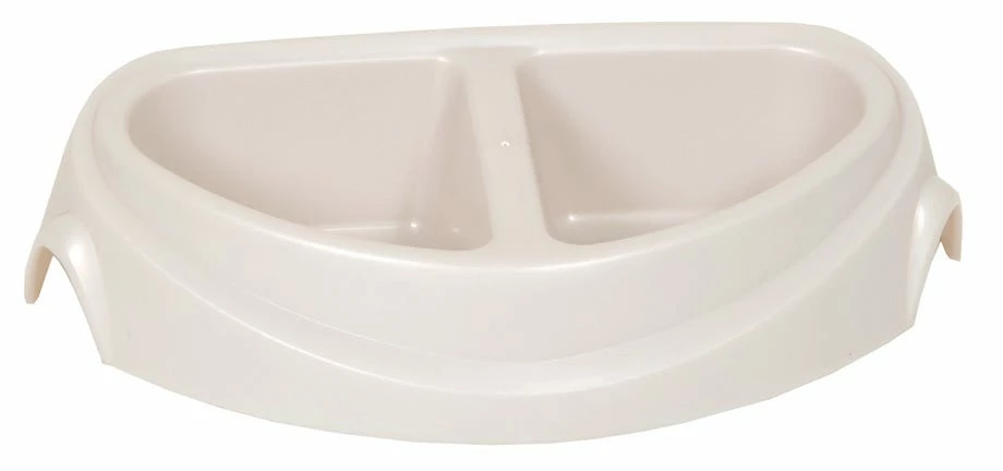 Petmate Ultra Heavyweight Large Double Diner with Microban 2.5 Cup - 23181 - Cat Bowls & Feeders