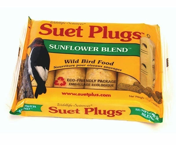 Wildlife Sciences Sunflower Blend Suet Plugs - 781 - Bird Seed & Food 3 Wildlife Sciences Sunflower Blend Suet Plugs - 781 - Bird Seed & Food