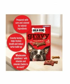 Milk-Bone GravyBones Dog Biscuits, Small Dog Treats, 19 oz. Box -Pets & Wildlife Sales Store 397b46efdb719cf0aee8756731c10e0b63318d81 2022023276 3