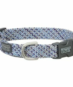 Terrain D.O.G. Elevation Snap-n-Go Collar, Medium, 3/4" x 13"-19", Sky Blue/Silver/Purple - 07094-50-50 - Dog Collars & Leashes