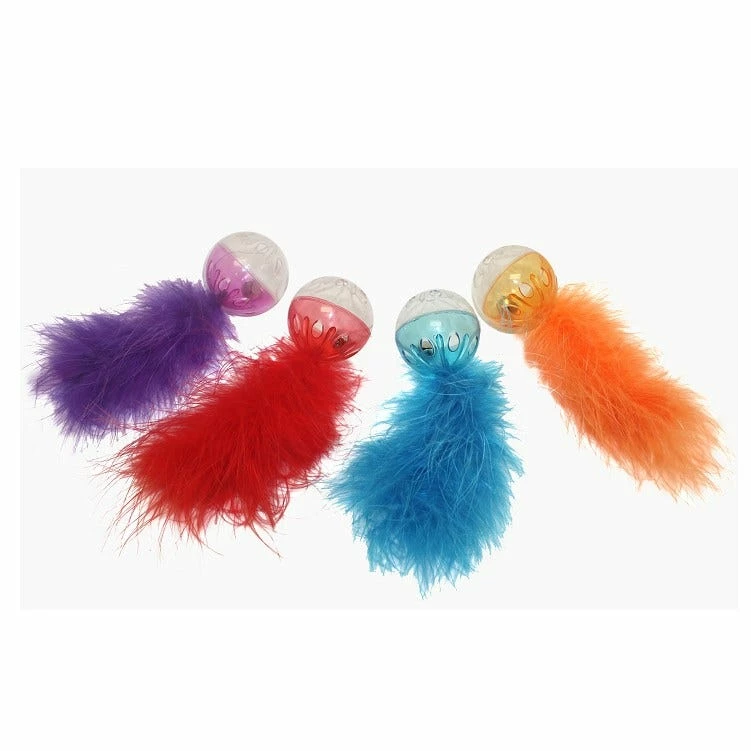 Multipet Lattice Ball with Feather 5" Cat Toy 20143 - Cat Toys -Pets & Wildlife Sales Store 3d7b891c45f809b4a491723ece7354f3b7cc516b 62612010