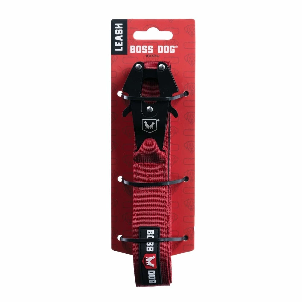 Boss Dog Brand Boss Dog® Brand 4' Red Leash - 60125 - Dog Collars & Leashes 3 Boss Dog Brand Boss Dog® Brand 4' Red Leash - 60125 - Dog Collars & Leashes