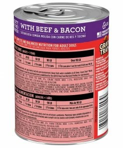 Gravy Train Ground Beef with Bacon Canned Dog Food, 13.2 oz. Can - Wet Dog Food -Pets & Wildlife Sales Store 40e6d4d07e2e65fb9489924ca41b1062ccbb6dd7 GT wet back Beef Bacon