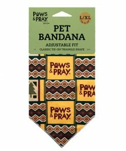Paws & Pray Trees Pet Bandana, Lg/Xl - PETS150 - Dog Clothing & Accessories