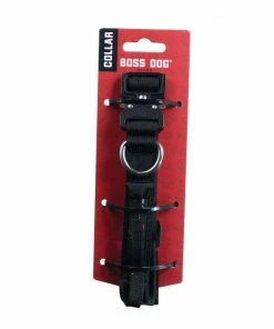 Boss Dog Brand Boss Dog® Brand 13" - 16" Adjustable 1.2" Black Dog Collar, Size Small - 60000 - Dog Collars & Leashes