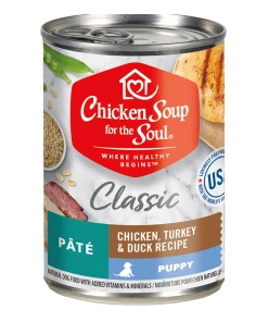 Chicken Soup for the Soul Puppy - Chicken, Turkey & Duck Pate Canned Wet Dog Food, 13 oz. Can