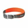 Terrain D.O.G. Reflective Neoprene Lined Dog Collar, Dark Gray/Orange, 23" - 07-0861-R15-23 - Dog Collars & Leashes